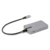 StarTech.com 3 prievadų USB-C centras su Ethernet - 3x USB-A prievadai, Gigabit Ethernet RJ45, USB 3.0 5Gbps, maitinamas iš magistralės, 30 cm kabelis - nešiojamas USB Type-C adapteris su GbE