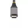 StarTech.com 3 prievadų USB-C centras su Ethernet - 3x USB-A prievadai, Gigabit Ethernet RJ45, USB 3.0 5Gbps, maitinamas iš magistralės, 30 cm kabelis - nešiojamas USB Type-C adapteris su GbE