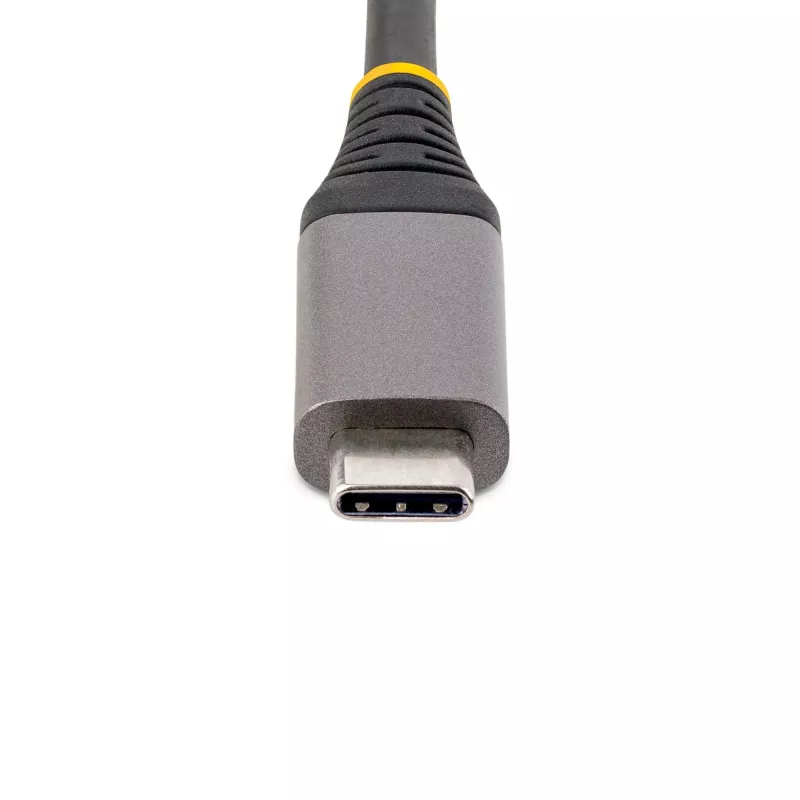 StarTech.com 3 prievadų USB-C centras su Ethernet - 3x USB-A prievadai, Gigabit Ethernet RJ45, USB 3.0 5Gbps, maitinamas iš magistralės, 30 cm kabelis - nešiojamas USB Type-C adapteris su GbE