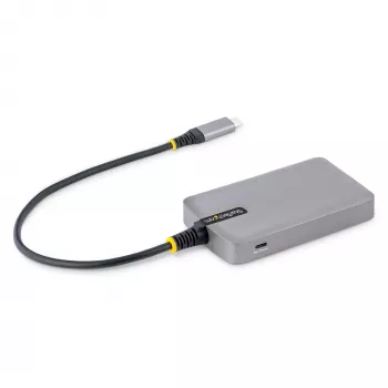 StarTech.com 4 prievadų USB-C šakotuvas - 5 Gb/s - maitinamas iš magistralės - USB C į 4x USB-A šakotuvas su papildomu maitinimo įvadu - nešiojamas stalinio/nešiojamojo kompiuterio USB šakotuvas - 30 cm laidas - USB išplėtimo šakotuvas