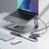 StarTech.com 4 prievadų USB-C šakotuvas - 5 Gb/s - maitinamas iš magistralės - USB C į 4x USB-A šakotuvas su papildomu maitinimo įvadu - nešiojamas stalinio/nešiojamojo kompiuterio USB šakotuvas - 30 cm laidas - USB išplėtimo šakotuvas