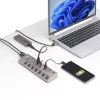 StarTech.com 7 prievadų USB-C šakotuvas su atskirais įjungimo/išjungimo mygtukais, USB 3.0 5Gbps, su maitinimo bloku, USB-C į USB-A, BC 1.2
