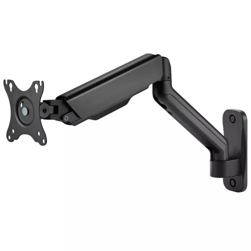 Techly ICA-LCD G112E pasukamas sieninis ekrano laikiklis su dujiniu amortizatoriumi, 1 ekranui 17-32 colių (43-81,3 cm), 9 kg
