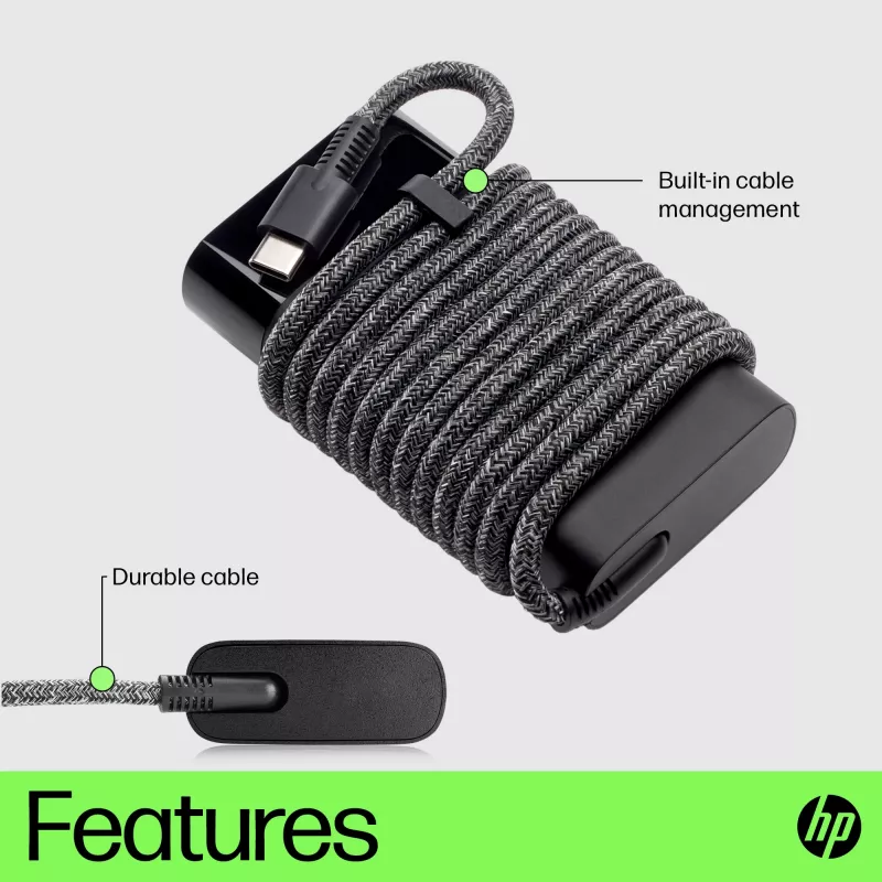 HP USB-C 65W nešiojamojo kompiuterio įkroviklis