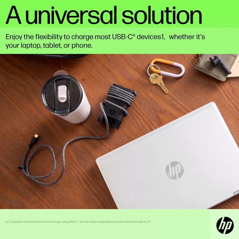 HP USB-C 65W nešiojamojo kompiuterio įkroviklis