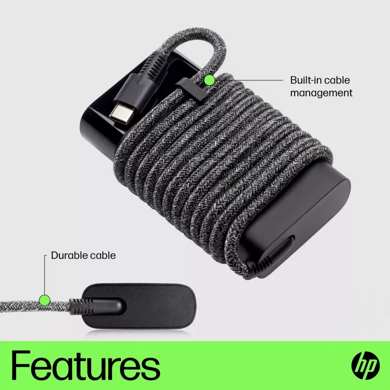 HP USB-C 65W nešiojamojo kompiuterio įkroviklis