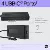 HP 4K USB-C kelių prievadų stotelė, USB Type-C, USB 3.2 Gen 2 (3.1 Gen 2) Type-C, 10000 Mbit/s, juoda, 4K Ultra HD