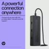 HP 4K USB-C kelių prievadų stotelė, USB Type-C, USB 3.2 Gen 2 (3.1 Gen 2) Type-C, 10000 Mbit/s, juoda, 4K Ultra HD