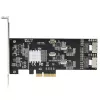 StarTech.com 8 prievadų SATA PCIe kortelė – PCI Express 6Gbps SATA plėtinio adapteris su 4 valdikliais – SATA PCIe valdiklio kortelė – PCI-e x4 Gen 2 į SATA III – SATA HDD/SSD