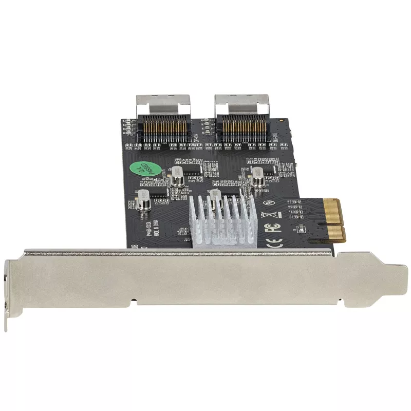 StarTech.com 8 prievadų SATA PCIe kortelė – PCI Express 6Gbps SATA plėtinio adapteris su 4 valdikliais – SATA PCIe valdiklio kortelė – PCI-e x4 Gen 2 į SATA III – SATA HDD/SSD
