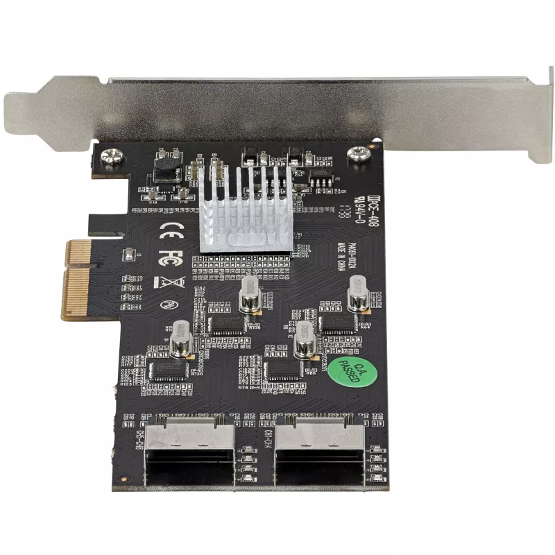 StarTech.com 8 prievadų SATA PCIe kortelė – PCI Express 6Gbps SATA plėtinio adapteris su 4 valdikliais – SATA PCIe valdiklio kortelė – PCI-e x4 Gen 2 į SATA III – SATA HDD/SSD
