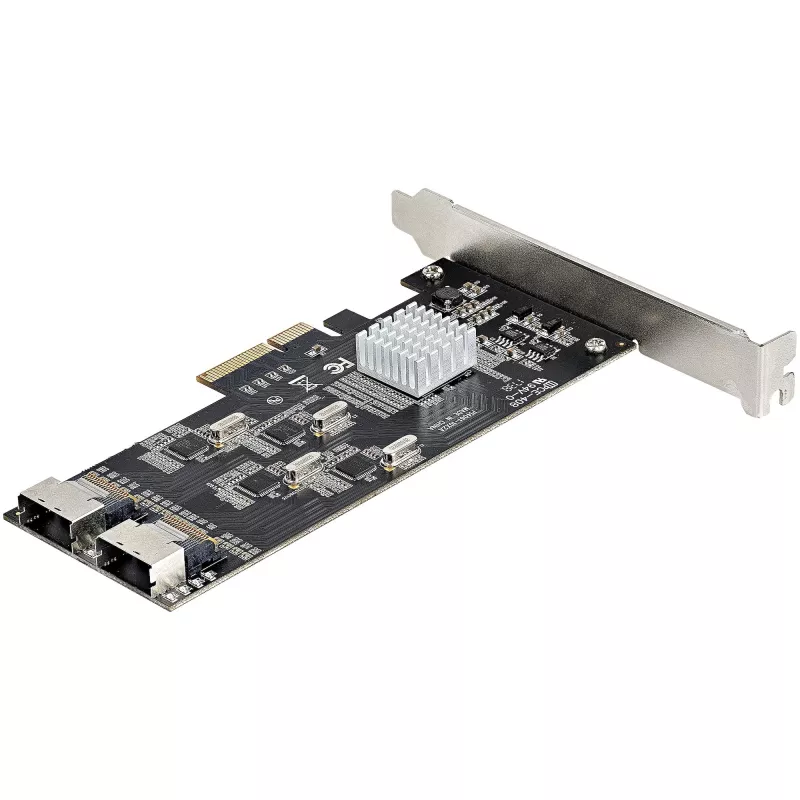 StarTech.com 8 prievadų SATA PCIe kortelė – PCI Express 6Gbps SATA plėtinio adapteris su 4 valdikliais – SATA PCIe valdiklio kortelė – PCI-e x4 Gen 2 į SATA III – SATA HDD/SSD