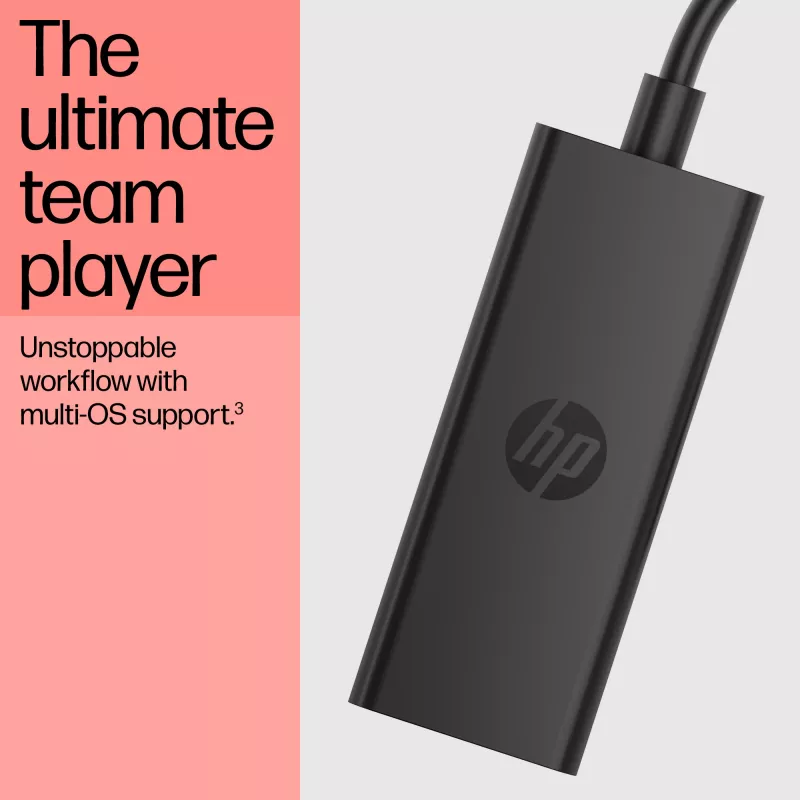 HP USB-C į DisplayPort adapteris G2, 0,12 m, DisplayPort, USB Type-C, Moteriškas, Vyriškas, 7680 x 4320 pikselių