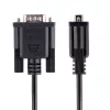StarTech.com 3 m RS232 Serial Null Modem kabelis, kryžminis kabelis su aliuminio-mylaro ekranavimu, DB9 COM prievadas, moteriškas į vyrišką, juodas