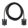 StarTech.com 3 m RS232 Serial Null Modem kabelis, kryžminis kabelis su aliuminio-mylaro ekranavimu, DB9 COM prievadas, moteriškas į vyrišką, juodas