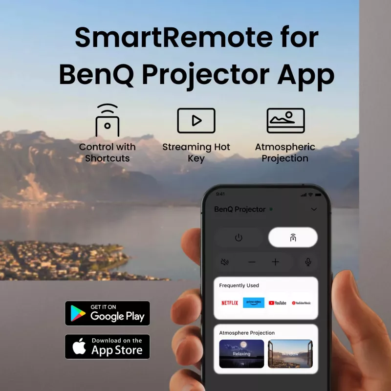 BenQ TK705i 4K HDR 3000 lm namų pramogų projektorius filmams ir žaidimams