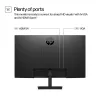 HP Series 3 Pro 23.8 colio FHD monitorius - 324pv, 60,5 cm (23,8 colio), 1920 x 1080 pikselių, Full HD, LCD, 5 ms, juodas