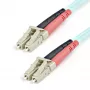 StarTech.com 1 m (3 pėdos) LC/UPC – LC/UPC OM3 daugiamodis šviesolaidinis kabelis, pilnas dupleksas 50/125 µm, 100G, maži įterpimo nuostoliai, LSZH šviesolaidinis trumpiklis