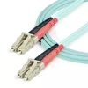 StarTech.com 1 m (3 pėdos) LC/UPC – LC/UPC OM3 daugiamodis šviesolaidinis kabelis, pilnas dupleksas 50/125 µm, 100G, maži įterpimo nuostoliai, LSZH šviesolaidinis trumpiklis