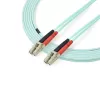 StarTech.com 2m (6,6 pėdų) LC/UPC į LC/UPC OM3 daugiamodis šviesolaidinis kabelis, pilnas dupleksas 50/125µm, 100G, maži nuostoliai, LSZH šuoliukas