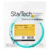 StarTech.com 2m (6,6 pėdų) LC/UPC į LC/UPC OM3 daugiamodis šviesolaidinis kabelis, pilnas dupleksas 50/125µm, 100G, maži nuostoliai, LSZH šuoliukas