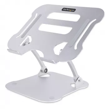 StarTech.com Laptop Stovas Ant Stalo, Ergonomiškas Reguliuojamo Aukščio, Aliuminis, Nešiojamas, Išlaiko Iki 10 kg, Sulankstomas Laikiklis
