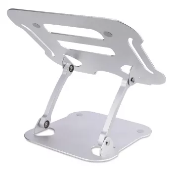 StarTech.com Laptop Stovas Ant Stalo, Ergonomiškas Reguliuojamo Aukščio, Aliuminis, Nešiojamas, Išlaiko Iki 10 kg, Sulankstomas Laikiklis