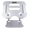 StarTech.com Laptop Stovas Ant Stalo, Ergonomiškas Reguliuojamo Aukščio, Aliuminis, Nešiojamas, Išlaiko Iki 10 kg, Sulankstomas Laikiklis