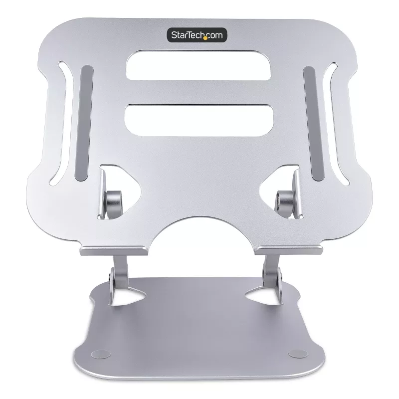 StarTech.com Laptop Stovas Ant Stalo, Ergonomiškas Reguliuojamo Aukščio, Aliuminis, Nešiojamas, Išlaiko Iki 10 kg, Sulankstomas Laikiklis