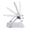 StarTech.com Laptop Stovas Ant Stalo, Ergonomiškas Reguliuojamo Aukščio, Aliuminis, Nešiojamas, Išlaiko Iki 10 kg, Sulankstomas Laikiklis