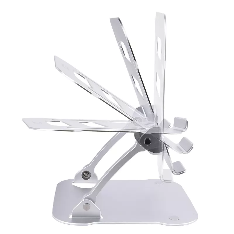 StarTech.com Laptop Stovas Ant Stalo, Ergonomiškas Reguliuojamo Aukščio, Aliuminis, Nešiojamas, Išlaiko Iki 10 kg, Sulankstomas Laikiklis