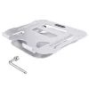 StarTech.com Laptop Stovas Ant Stalo, Ergonomiškas Reguliuojamo Aukščio, Aliuminis, Nešiojamas, Išlaiko Iki 10 kg, Sulankstomas Laikiklis