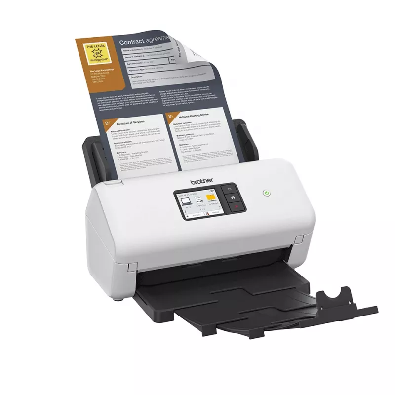 Skeneris Brother ADS-4500W ADF skeneris 600 x 600 DPI A4 juoda, balta