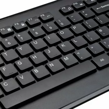 Targus AKM610NO belaidis klaviatūros ir pelės rinkinys RF QWERTY juoda