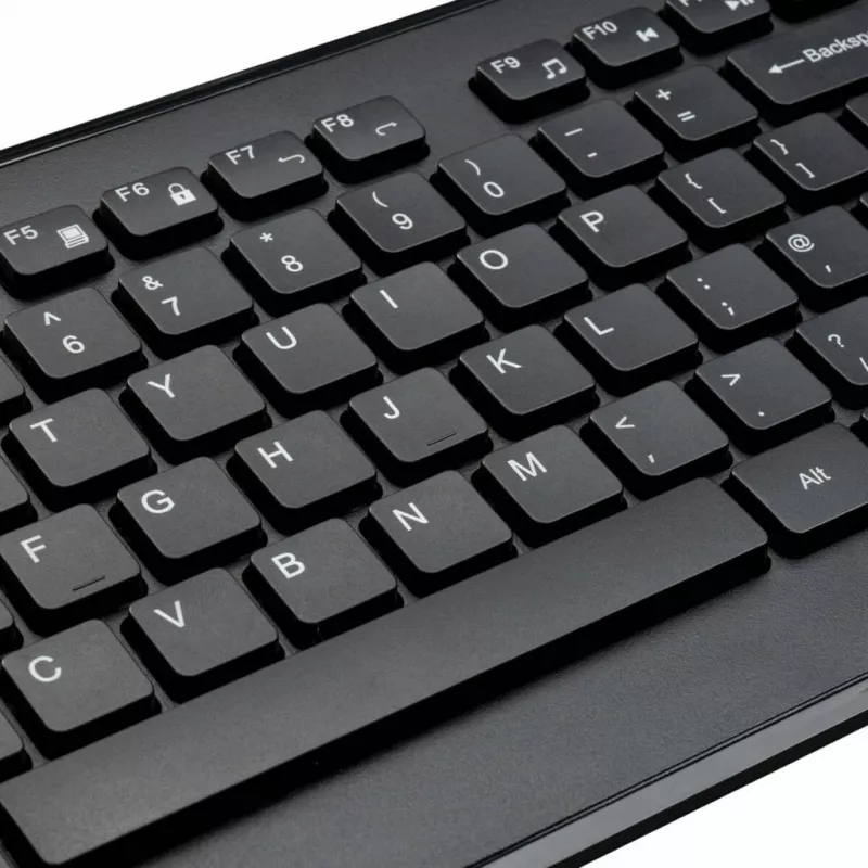 Targus AKM610NO belaidis klaviatūros ir pelės rinkinys RF QWERTY juoda