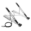 Targus AWU100205GL stovas nešiojamam kompiuteriui su 4 USB prievadų šakotuvu, 25,4–39,6 cm (10–15,6 colio), sidabro spalvos
