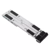 Targus AWU100205GL stovas nešiojamam kompiuteriui su 4 USB prievadų šakotuvu, 25,4–39,6 cm (10–15,6 colio), sidabro spalvos