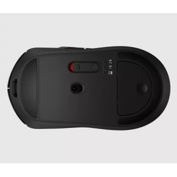 HP 700 belaidė įkraunama pelė, ambidekstrinė, RF belaidis + Bluetooth, 6000 DPI, juoda