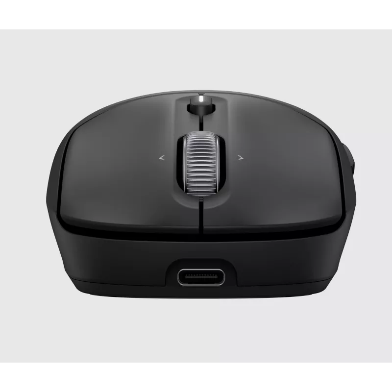HP 700 belaidė įkraunama pelė, ambidekstrinė, RF belaidis + Bluetooth, 6000 DPI, juoda