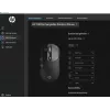 HP 700 belaidė įkraunama pelė, ambidekstrinė, RF belaidis + Bluetooth, 6000 DPI, juoda