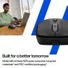 HP 700 belaidė įkraunama pelė, ambidekstrinė, RF belaidis + Bluetooth, 6000 DPI, juoda