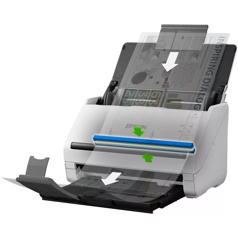 Epson WorkForce DS-530 II lakštinis skaitytuvas 600 x 600 DPI A4 juodas, baltas