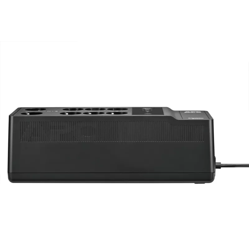 APC Back-UPS 1050VA/600W nepertraukiamo maitinimo šaltinis, montuojamas ant grindų ar sienos, 230V, 8x prancūziški/belgiški lizdai, USB A+C prievadas, keičiama baterija