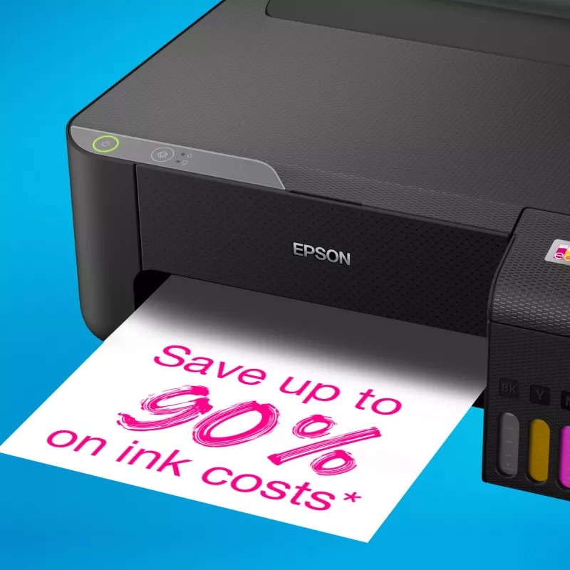 Rašalinis spausdintuvas Epson EcoTank L1230 Spalvotas, 4 kasetės, A4, 5760x1440 DPI, Juodas