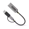 StarTech.com USB-C į Ethernet adapteris su USB-A jungtimi, 10/100/1000Mbps, USB 3.0 į Gigabit Ethernet tinklo adapteris, 15 cm laidu, USB GbE adapteris