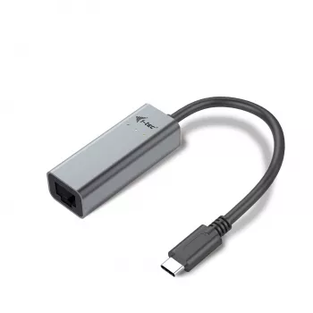 i-tec Metal USB-C Gigabit Ethernet Adapter, laidinis, USB Type-C, Ethernet, 1000 Mbit/s, pilka
