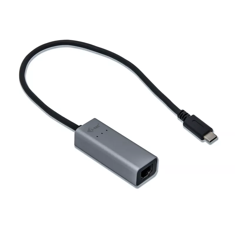 i-tec Metal USB-C Gigabit Ethernet Adapter, laidinis, USB Type-C, Ethernet, 1000 Mbit/s, pilka