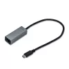 i-tec Metal USB-C Gigabit Ethernet Adapter, laidinis, USB Type-C, Ethernet, 1000 Mbit/s, pilka