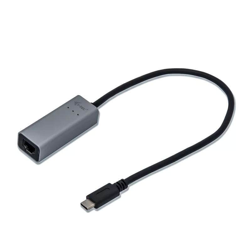 i-tec Metal USB-C Gigabit Ethernet Adapter, laidinis, USB Type-C, Ethernet, 1000 Mbit/s, pilka