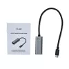 i-tec Metal USB-C Gigabit Ethernet Adapter, laidinis, USB Type-C, Ethernet, 1000 Mbit/s, pilka